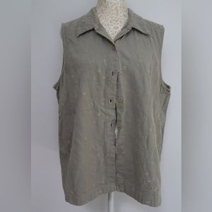 Vintage Jones New York Sport Sleeveless Top